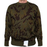 Russo maglione caldo mimetica stile militare