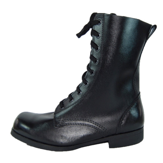 Airsoft Old Style chrome leather boots T-1