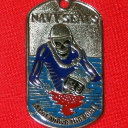 Military Metal Tag NAVY SEALS "A Cut Above the Rest"