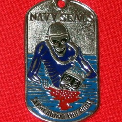 Militar Dog Tag NAVY SEALS "Ein Schnitt über dem Rest"