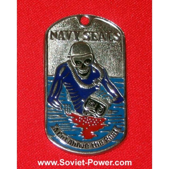 Military Metal Tag NAVY SEALS "A Cut Above the Rest"