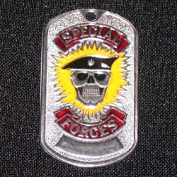 USA SWAT Military Metal Dog Tag "SPECIAL FORCES"
