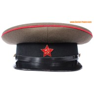 Casquillo de visera artillería RKKA ruso sombrero ejército rojo con insignia