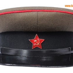 RKKA ARTILLERY VISOR CAP Red Army hat badge