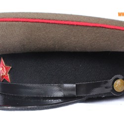 RKKA ARTILLERY VISOR CAP Red Army hat badge