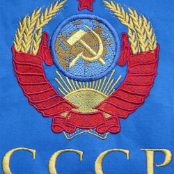 USSR Arms Soviet Embroidery T-Shirt < 3 COLORS >