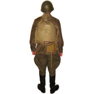 Officier d'infanterie soviétique Soldat de l'armée rouge Uniforme Costume militaire de l'URSS