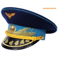 Sombrero de visera azul generales de la fuerza aérea de Ucrania