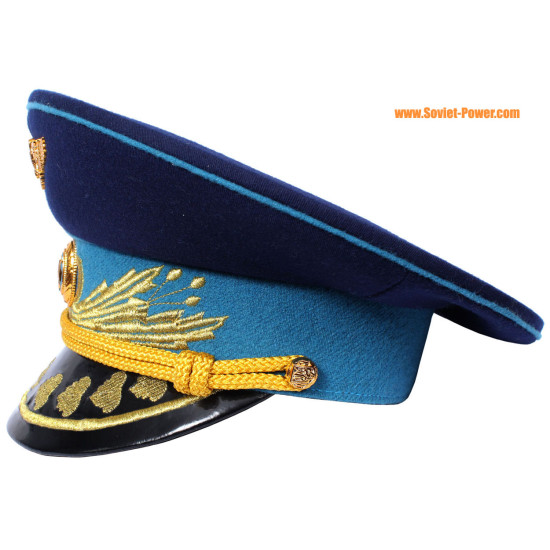 Sombrero de visera azul generales de la fuerza aérea de Ucrania