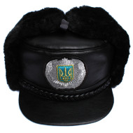 Ukraine Police Officers warm Visor Hat