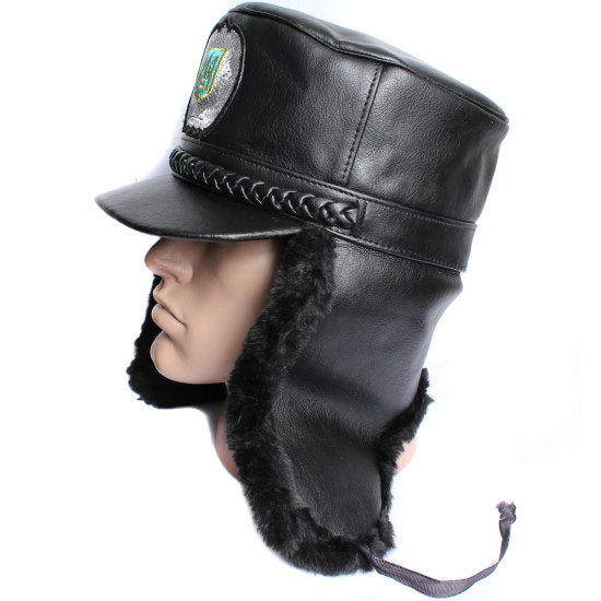 Ukraine Police Officers warm Visor Hat