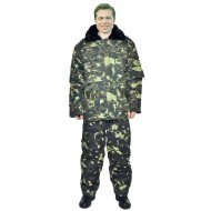 Ucrania Ejército ATO camo invierno uniforme con cuello de piel