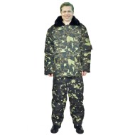 Ukraine Armee ATO camo Winter Uniform mit Pelzkragen