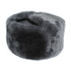 Sombrero de piel gris Oficiales soviéticos Ejército rojo Sombrero ushanka de invierno con orejeras Sombrero de piel gris Oficiales soviéticos Ejército rojo Sombrero ushanka de invierno con orejeras