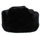 Chapeau de fourrure d'hiver Ushanka chaud noir marines soviétiques