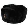 Marines russes noir chaud Ushanka chapka de fourrure d'hiver oreillette