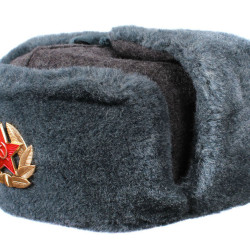 Soviet Army Sergeants USHANKA winter hat