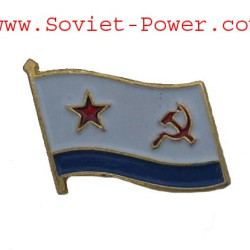 Soviet VMF FLAG Military BADGE Naval Fleet Emblem USSR