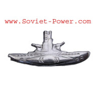Soviet Silver SUBMARINE COMMANDER BADGE Navy USSR Army