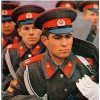 Sargento ruso de la infantería gorros bordados