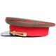 USSR RKKA Officer Visor hat with red Army badge
