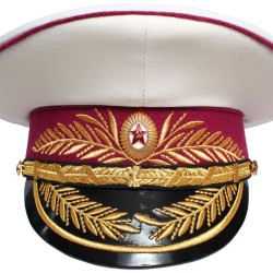 Sovietico / russo generali MVD Ministero della giustizia militare cappello bianco parata