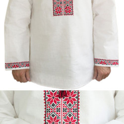 Ukrainisches nationales Kleidungsstickest-shirt Vyshyvanka