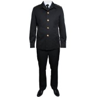 Navy black military uniform of Warrant Officer