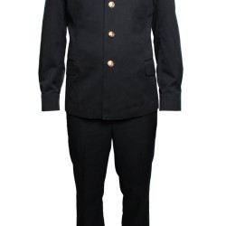 Navy black military uniform of Warrant Officer