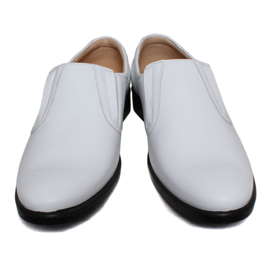 Faradei Moscú botas de desfile blanco zapatos