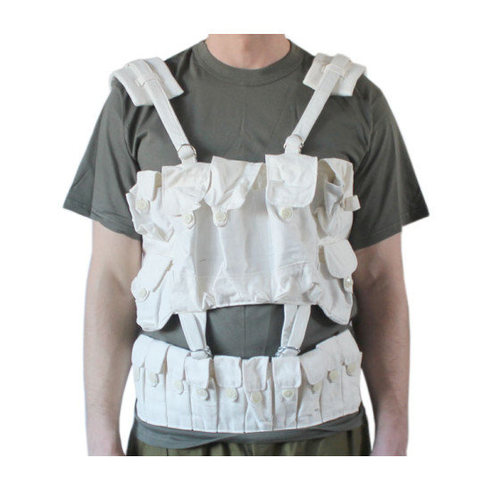 Soviet Army winter white assault vest system A + B Soviet Army winter white assault vest system A + B