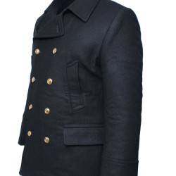 Soviet Navy sailors coat black Naval fleet warm Winter Pea Jacket