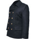 Sowjetische Marine Matrosen Mantel schwarz Marineflotte warme Winter Pea Jacket