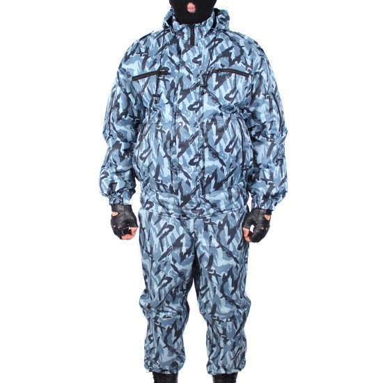 Russo tattico giacca airsoft inverno caldo "SNOW-M" camo grigia