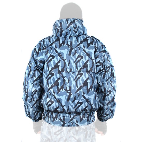 ロシアの戦術的な暖かい冬のエアソフトジャケット「SNOW-M"グレー迷彩