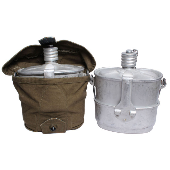 AIRBORNE field FOOD KETTLE & FLASK von der sowjetischen Armee