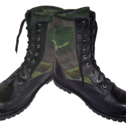 Botas tácticas de camuflaje de camuflaje de flora de airsoft