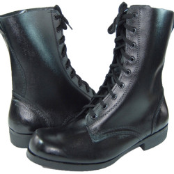 Airsoft Old Style chrome leather boots T-1