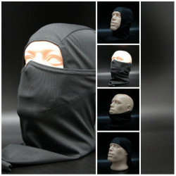 Balaclava maschera di protezione del terrore di airsoft del cappuccio della tempesta nera