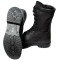Bottes Airsoft en cuir noir Bottines hautes tactiques Soecial forces chaussures