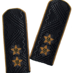 Black navy shoulder boards of Soviet Vice Admiral