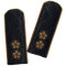 Black navy shoulder boards of Soviet Vice Admiral