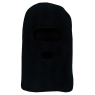 Maschera facciale con cappuccio per passamontagna tattico in lana nera