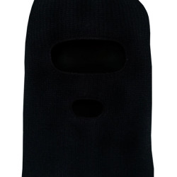 Black woolen Tactical Balaclava hood face mask