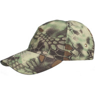 Gorra de béisbol de camuflaje Gorra táctica calentada Python Forest