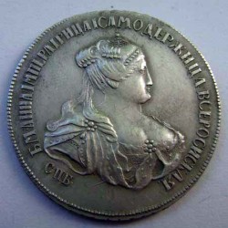 Russian POLTINA Imperial coin by Empress Anna 1740