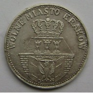 Polish mini silver coin 1 ZLOTY 1835