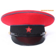 Stazione cappello sovietico / russo comandante visiera