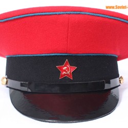 ロシア/ソ連の鉄道駅司令バイザー帽子