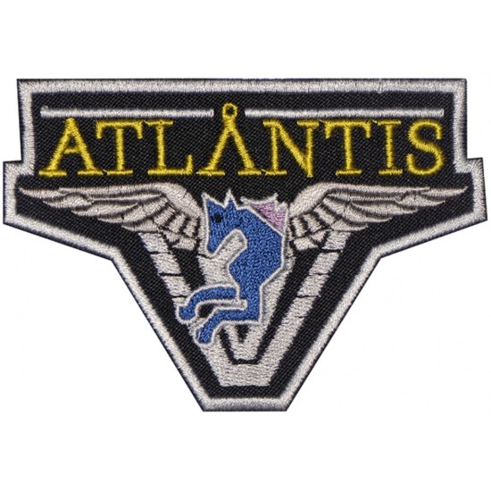 Stargate atlantis embroidered sleeve patch